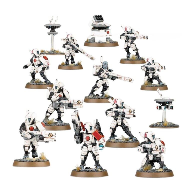 Fire Warriors Strike Team (Unpainted) (Assembled) From Warhammer 40k on Wargame Trader