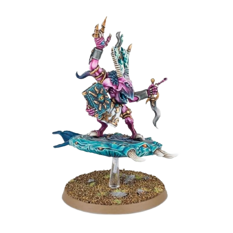 Fluxmaster, Herald of Tzeentch (Unpainted) (Assembled) From Warhammer 40k on Wargame Trader