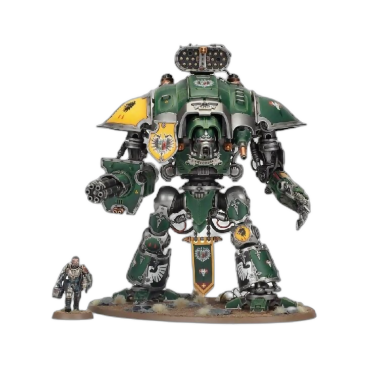 Imperial Knight Warden (Custom Painted) (Assembled) From Warhammer 40k on Wargame Trader