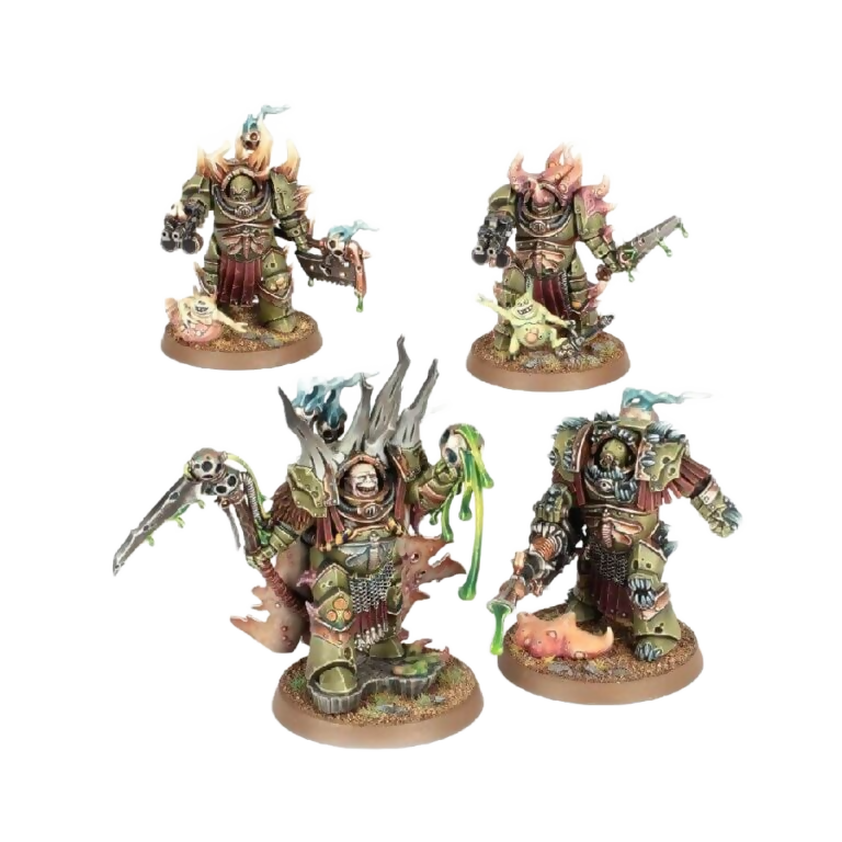 Lord Felthius and the Tainted Cohort (Custom Painted) (Assembled) From Warhammer 40k on Wargame Trader