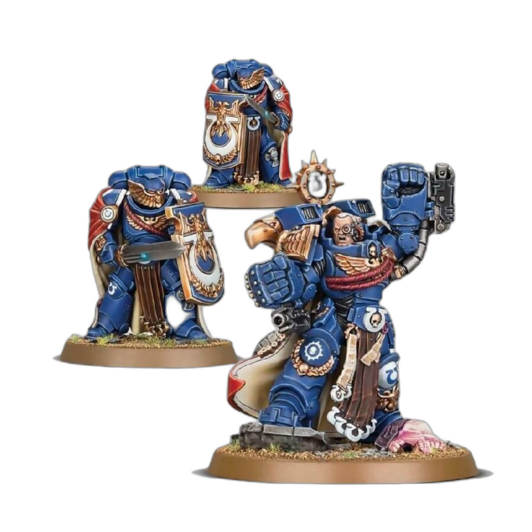 Marneus Calgar with Victrix Honour Guard (Custom Painted) (Assembled) From Warhammer 40k on Wargame Trader