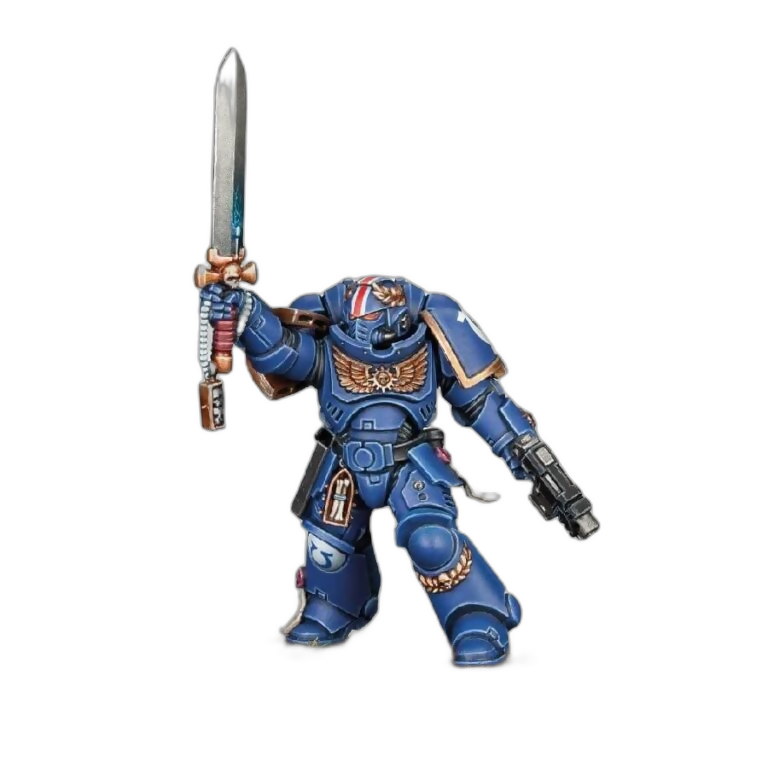 Primaris Lieutenant with Power Sword Unpainted New in Box Warhammer 40k Miniature