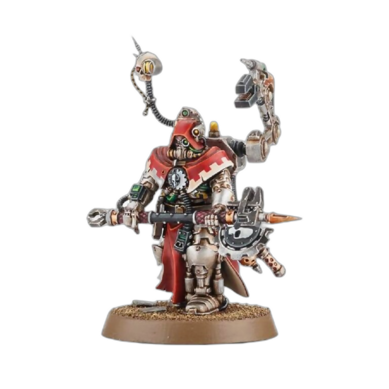 Tech-Priest Enginseer (Custom Painted) (Assembled) From Warhammer 40k on Wargame Trader