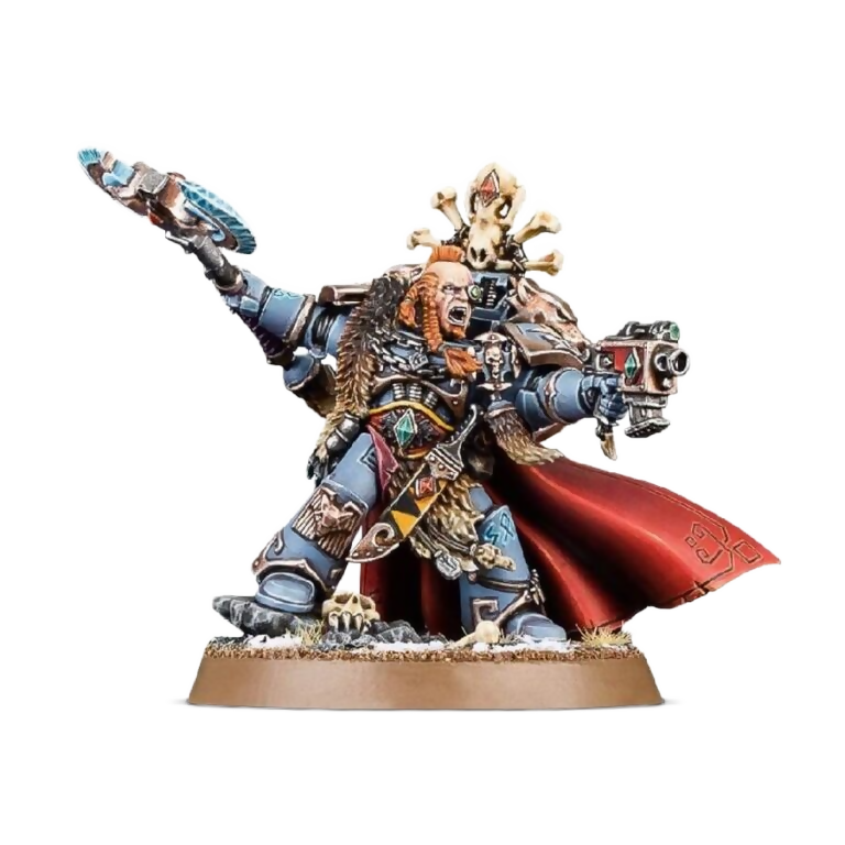 Wolf Lord Krom (Custom Painted) (Assembled) From Warhammer 40k on Wargame Trader