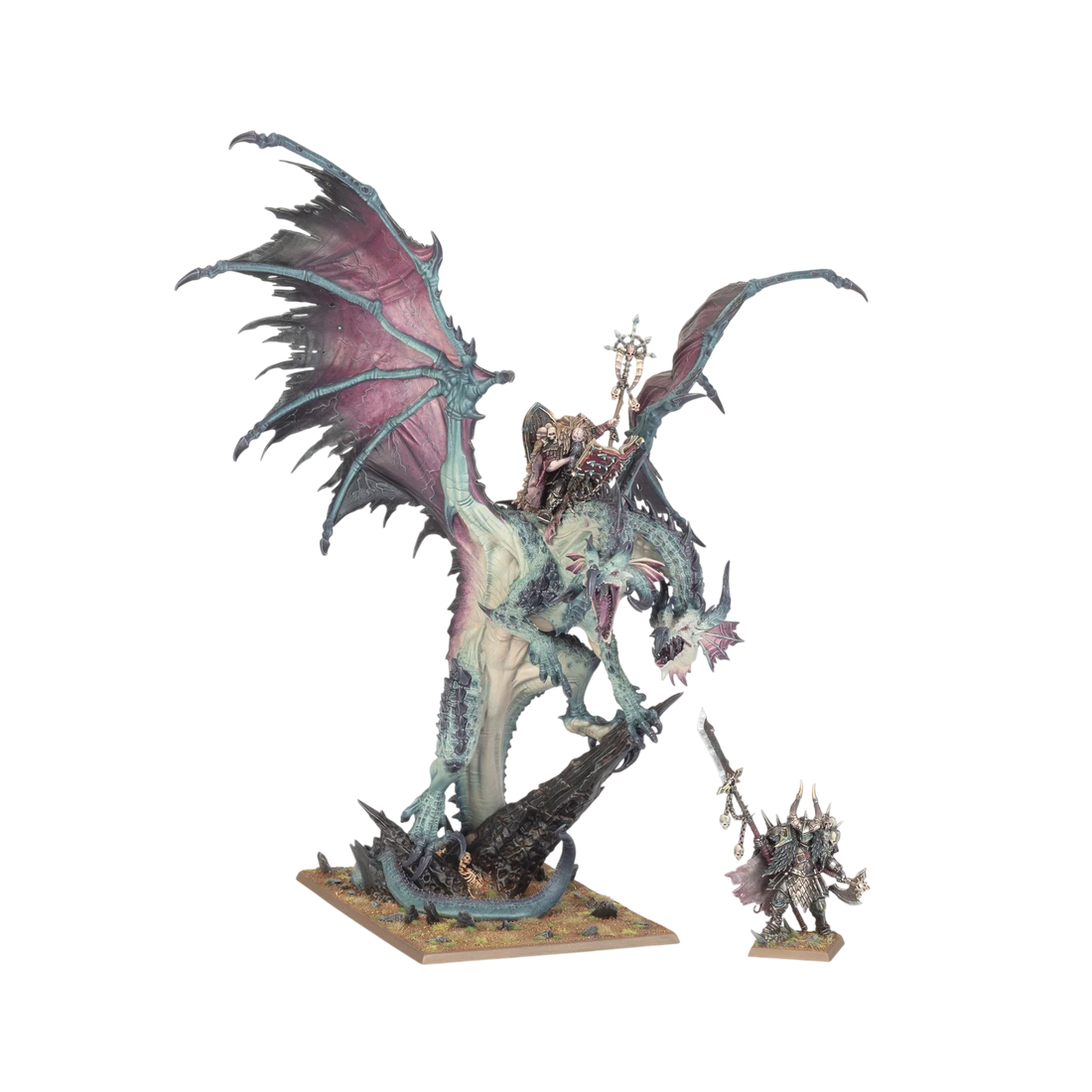 Sorcerer On Chaos Dragon (2026) (Custom Painted) (Assembled)