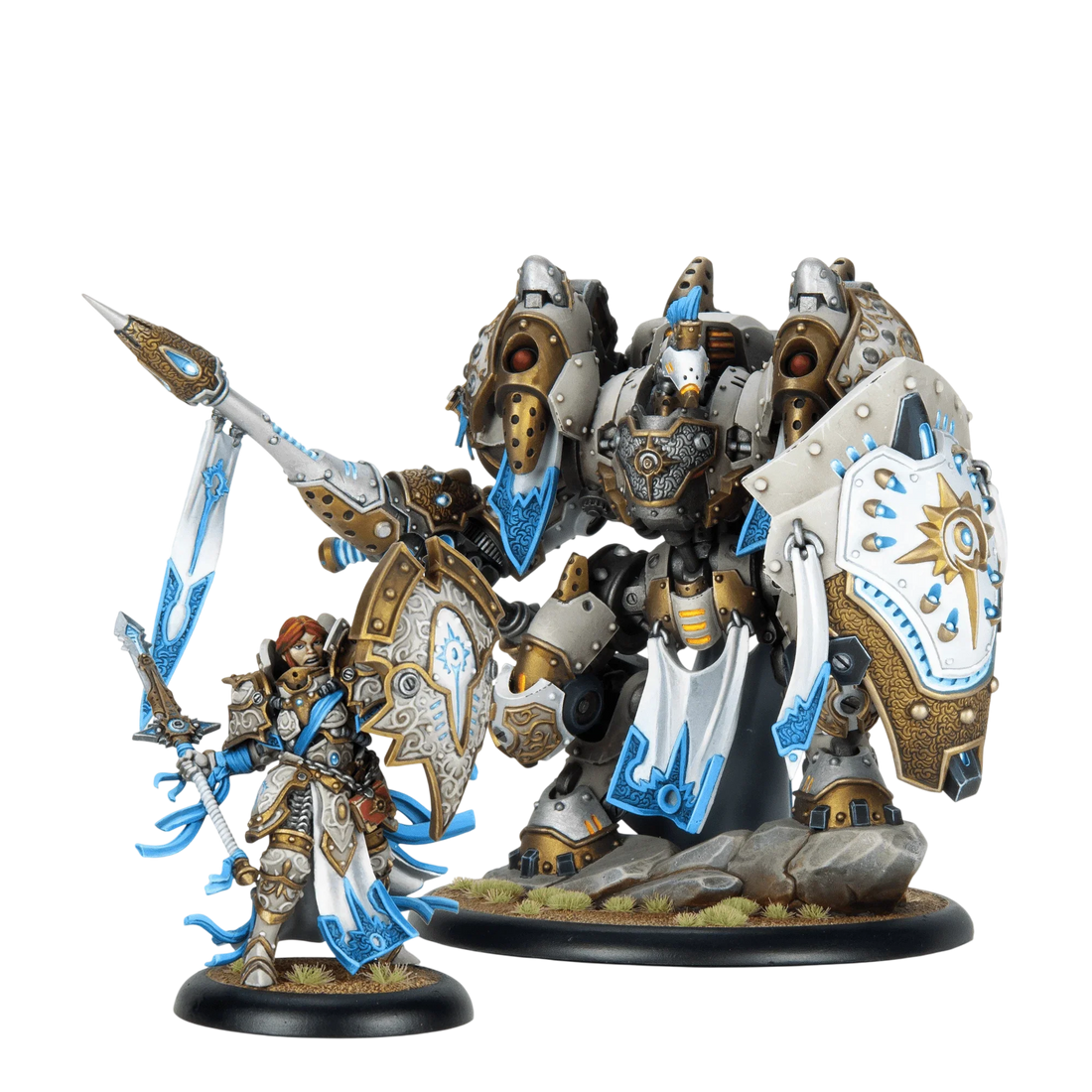 Constance Blaize and Gallant (HIPS) (Unpainted) (Assembled)