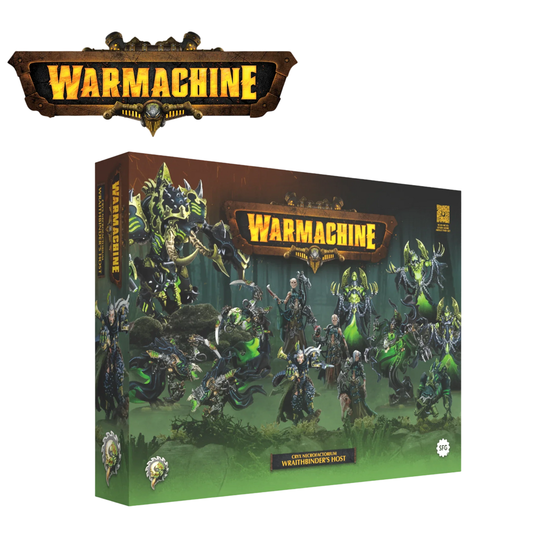 Cryx Necrofactorium Army Box - Wraithbinder's Host (Unpainted) (Assembled)