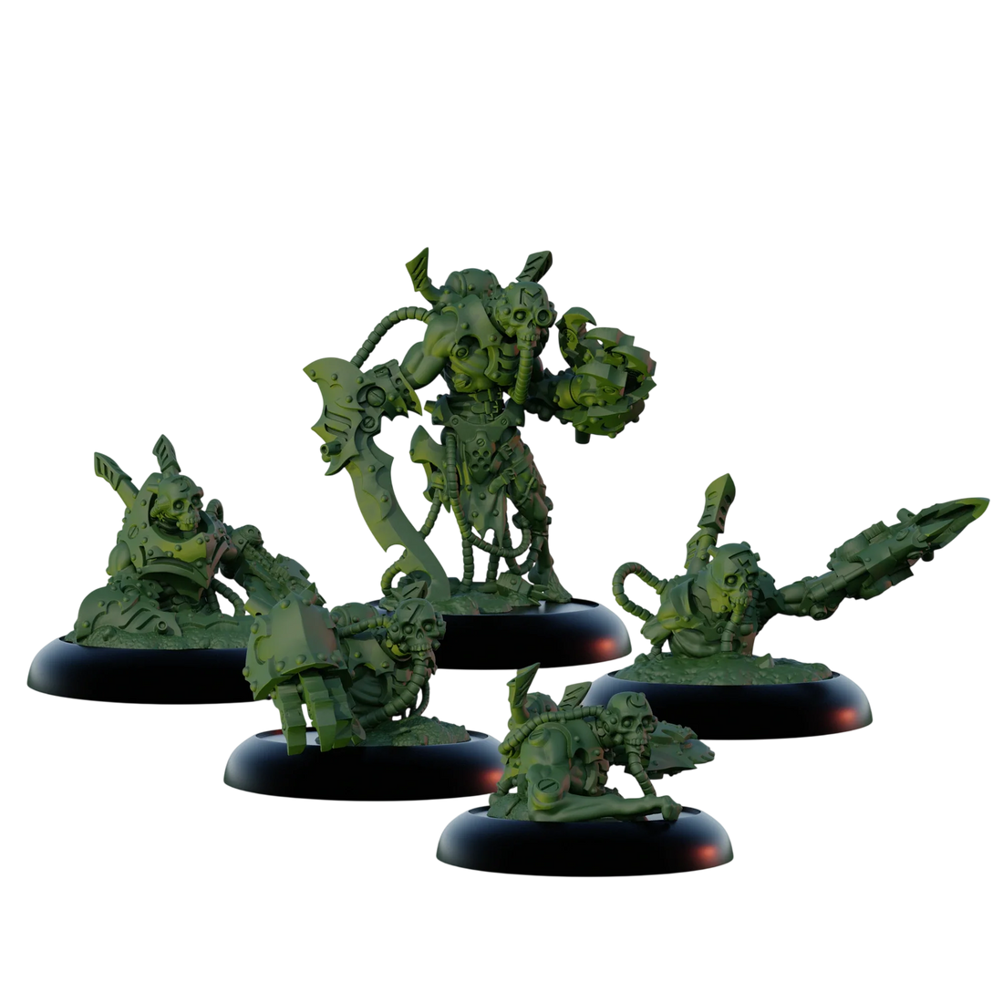 Mechanithrall Swarm C (Custom Painted) (Assembled)