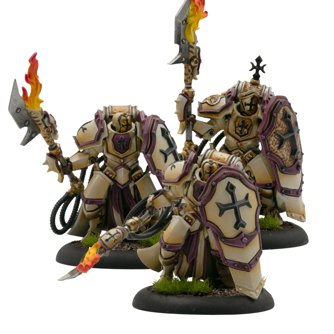 Protectorate of Menoth Covenant of the Flame - Cleanser Sanctifiers (Unpainted) (Assembled)