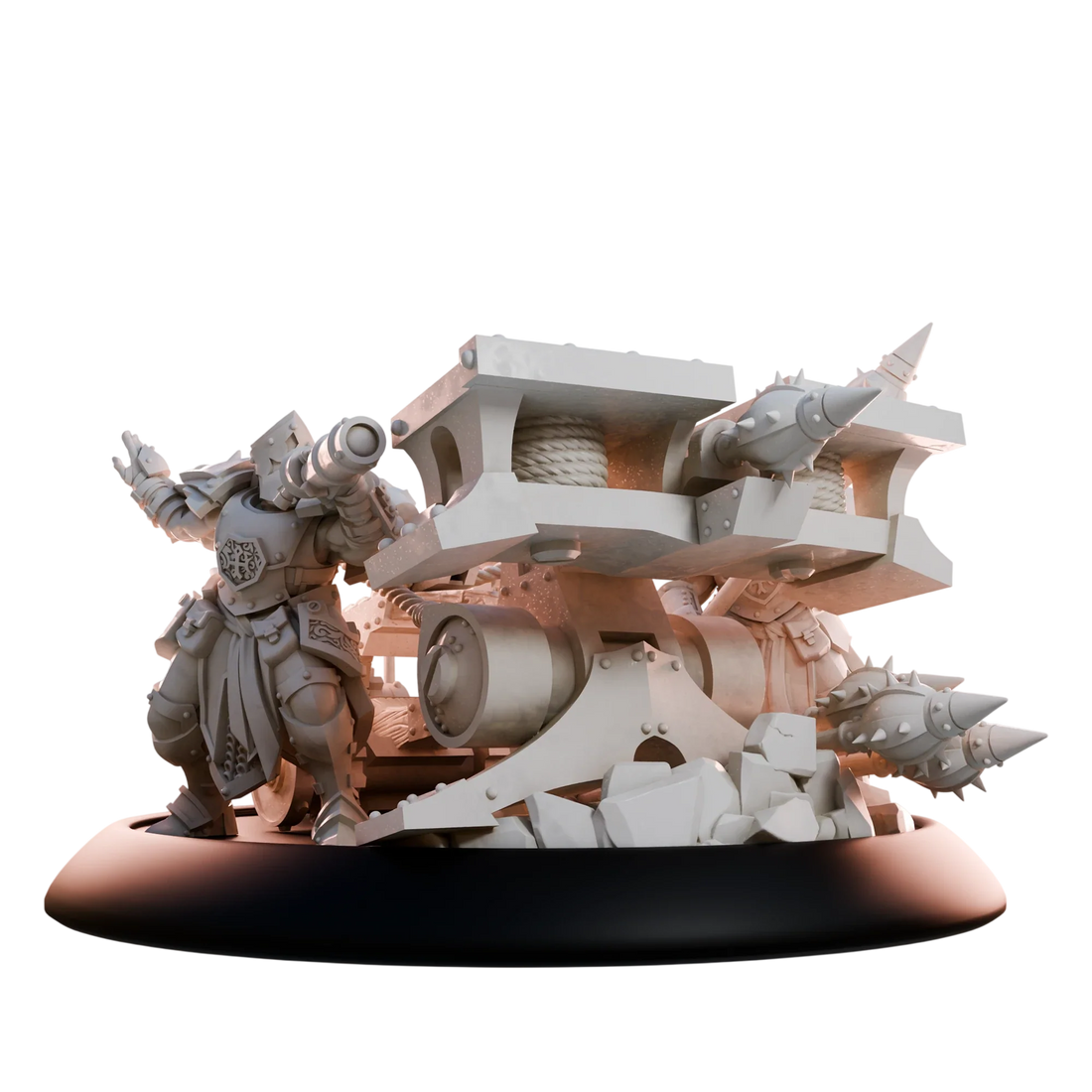 Protectorate of Menoth Covenant of the Flame - Cleanser Sunburst Crew (Unpainted) (Assembled)