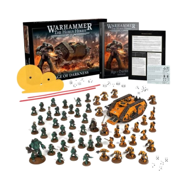 Warhammer: The Horus Heresy – Age of Darkness Box New In Box Warhammer: The Horus Heresy – Age of Darkness Box, First Release Year: 2023. Material: Plastic. Factions On Wargame Trader