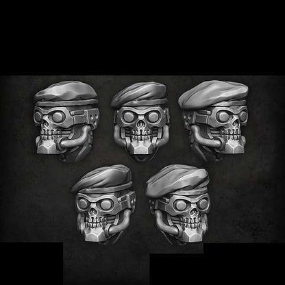 Green Stuff World for Models & Miniatures Beret Reapers Heads S326