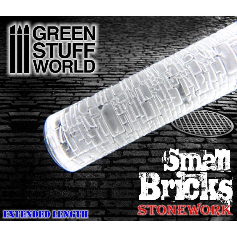 Green Stuff World Rolling Pin - Small Bricks 1376 - Cobbco