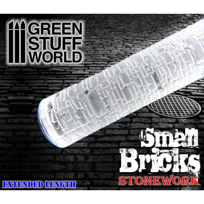 Green Stuff World Rolling Pin - Small Bricks 1376 - Cobbco