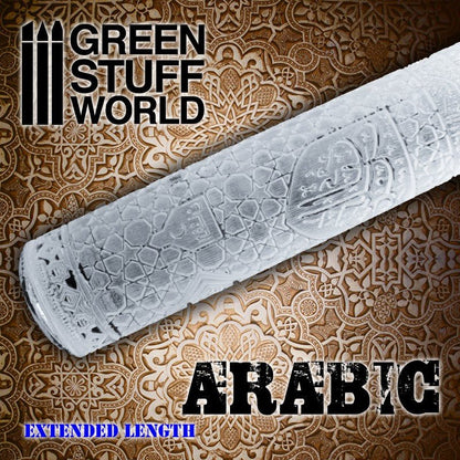 Green Stuff World Rolling Pin - Arabic 2166 - Cobbco