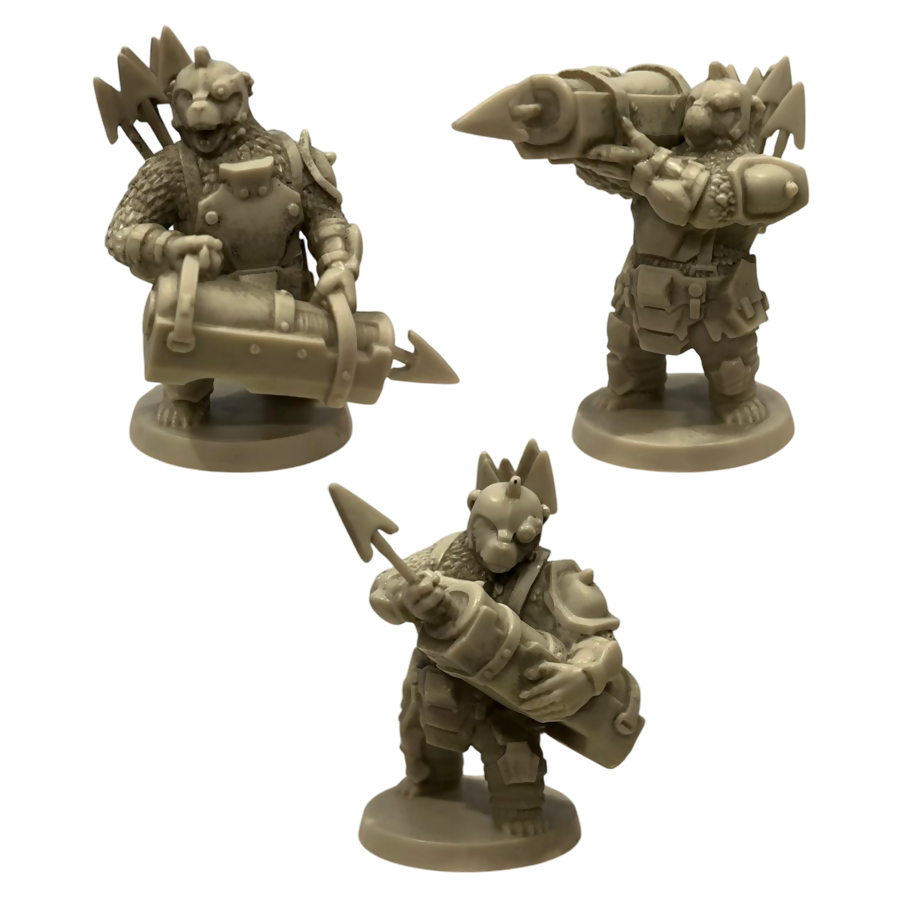 Ordo Borealis Unpainted Miniatures From Heroscape Rising Tide