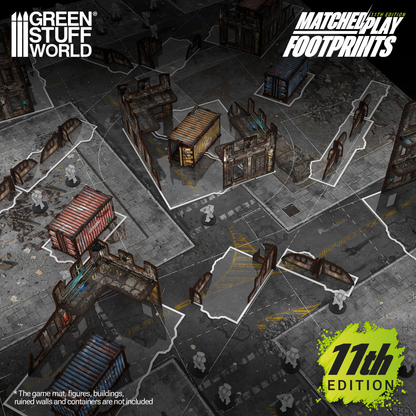 Green Stuff World 11th Edition Glasspack Footprints 40k compatible - Wargaming