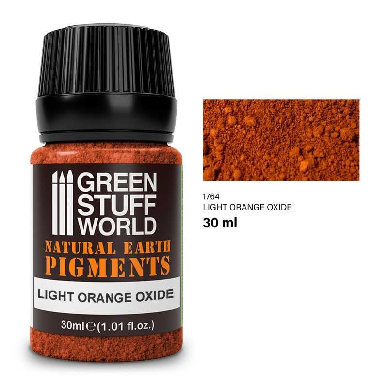 Green Stuff World Rust Pigment For Modeling Miniatures - Light Orange Oxide 1764 - Cobbco