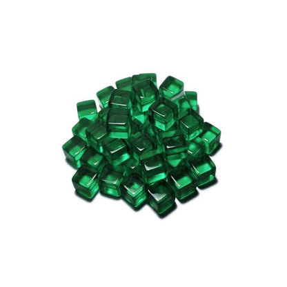 Green Stuff World for Models & Miniatures Green Cube Tokens 8mm 3788 - Cobbco