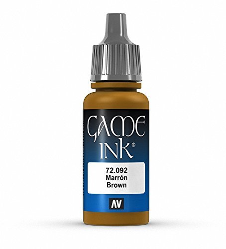 Vallejo Game Color Brown Ink Paint, 17ml