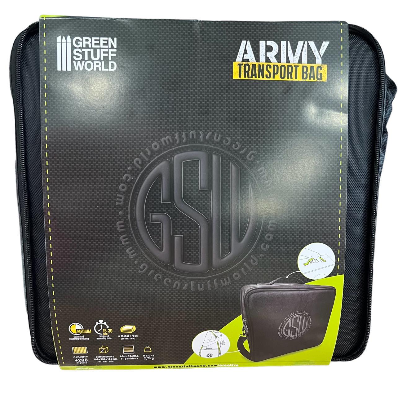 Green Stuff World Army Transport Bag for Storing up to 200 Wargaming Armies 11936