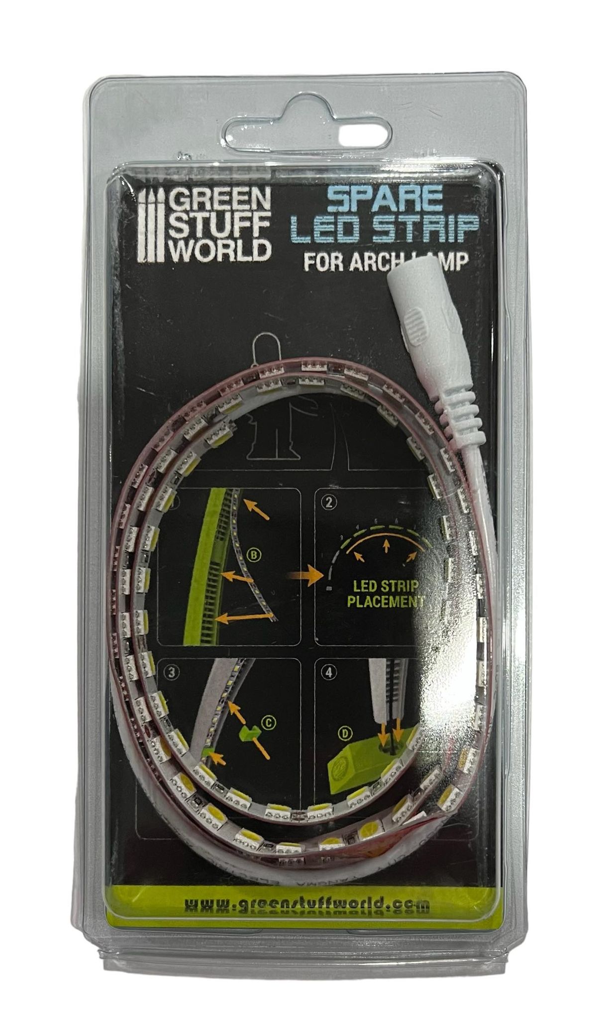 Green Stuff World Replacement LED Strip for Arch Lamp - White 3192