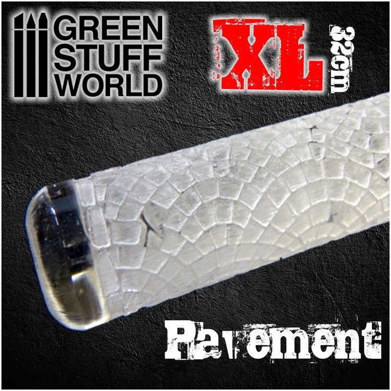 Green Stuff World Mega Rolling Pin Pavement 1476 - Cobbco