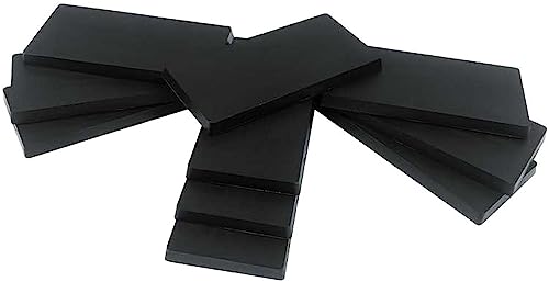Green Stuff World 25x50mm Rectangular Plastic Bases - Black 11432