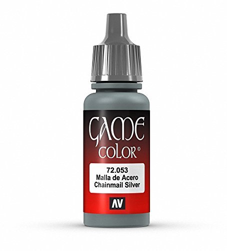 Vallejo Game Color: Chain Mail Silver (72.053) - 17ml