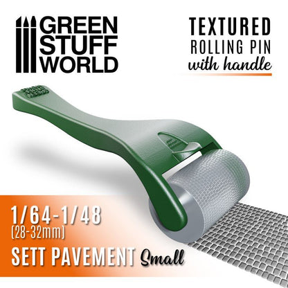 Green Stuff World - Rolling pin with Handle – Sett Pavement Small 10495 - Cobbco