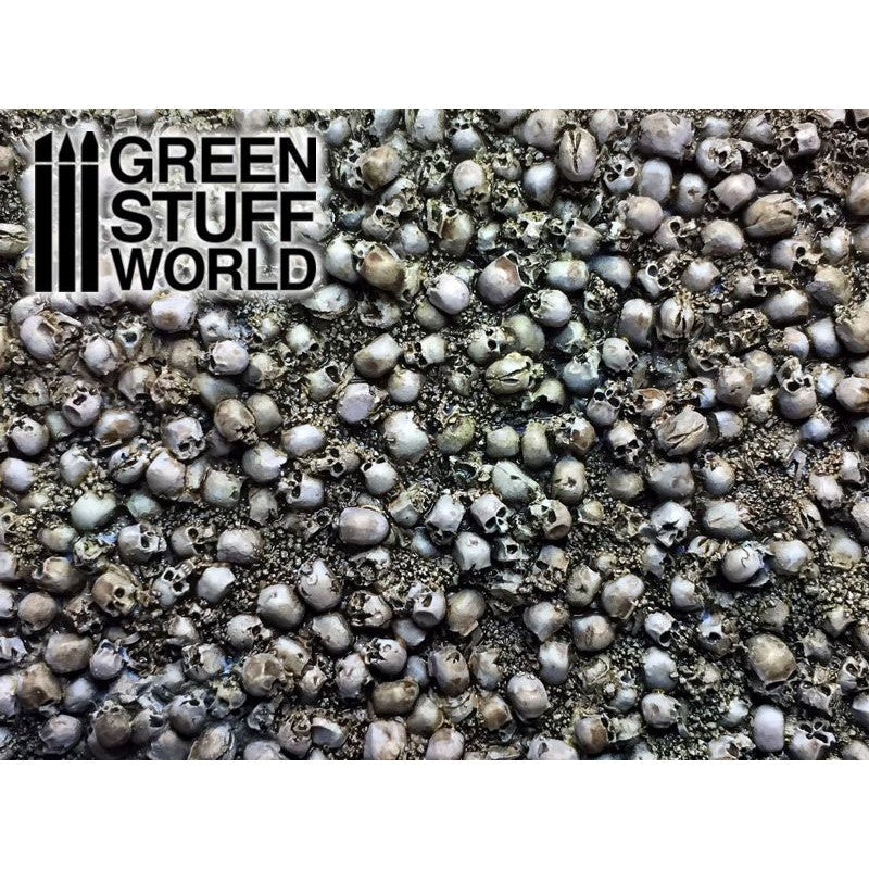 Green Stuff World Skull Plates - Crunch Times 1668