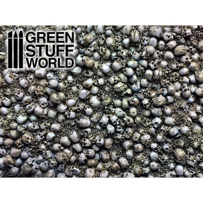 Green Stuff World Skull Plates - Crunch Times 1668