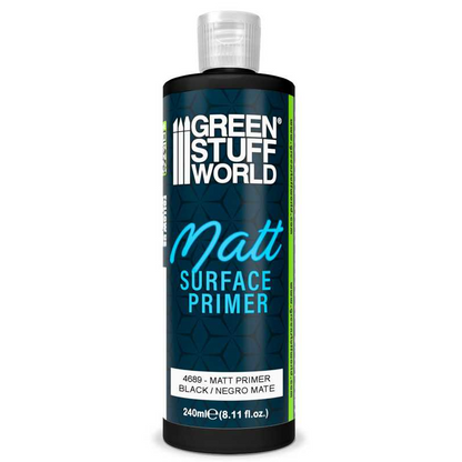 Green Stuff World Matt Surface Primer 240ml - Black - 4689