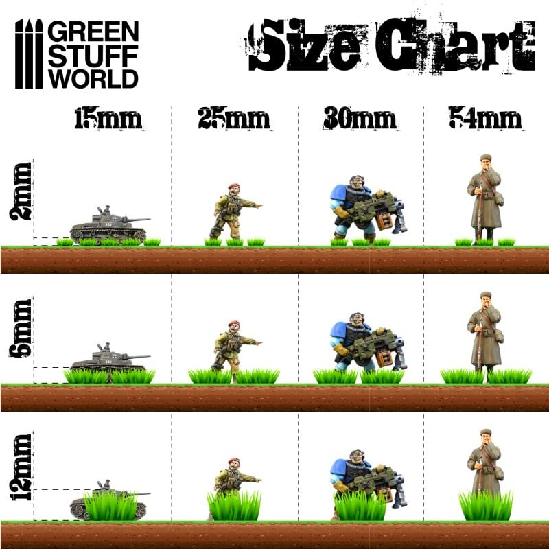 Green Stuff World Static Grass Tufts 6 mm - Realistic Green - 10669