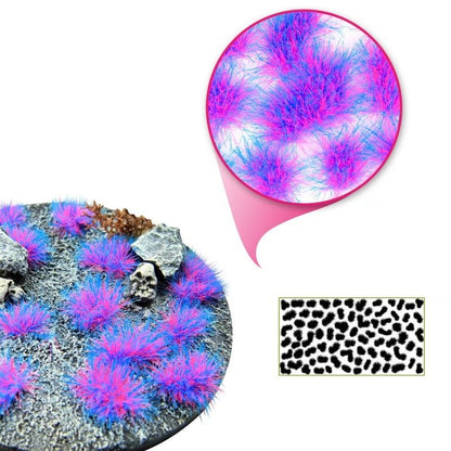 Green Stuff World Martian Fluorescent Modeling Tufts - SULLY PURPLE-BLUE 10685