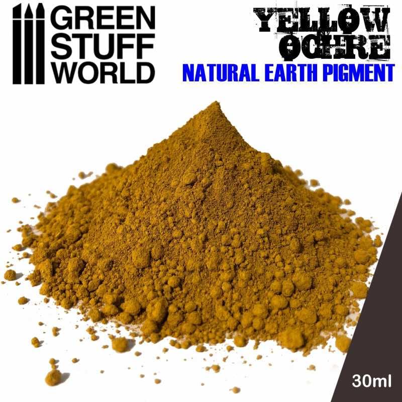 Green Stuff World Rust Pigment For Modeling Miniatures - Yellow Ochre Oxide 1763 - Cobbco