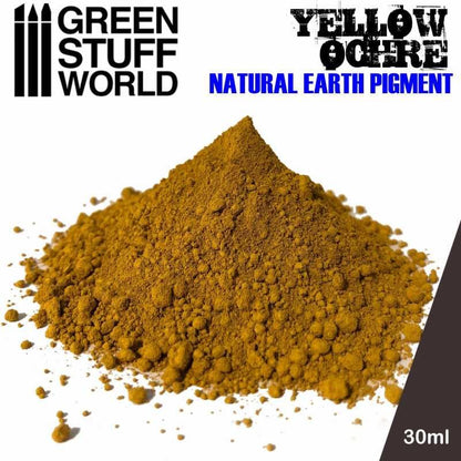 Green Stuff World Rust Pigment For Modeling Miniatures - Yellow Ochre Oxide 1763 - Cobbco