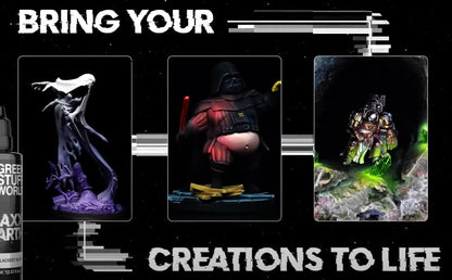Green Stuff World Paint Set - Special Effects Vol. 2 Featuring Darth Black 98.9 Light Absorption
