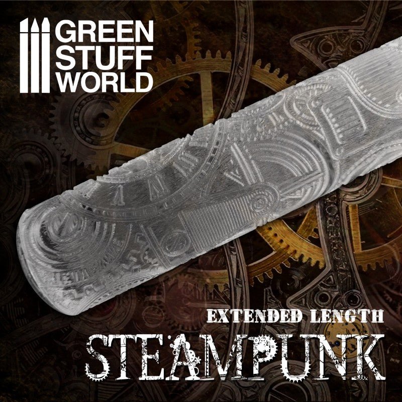 Green Stuff World Rolling Pin - Steampunk 2190 - Cobbco