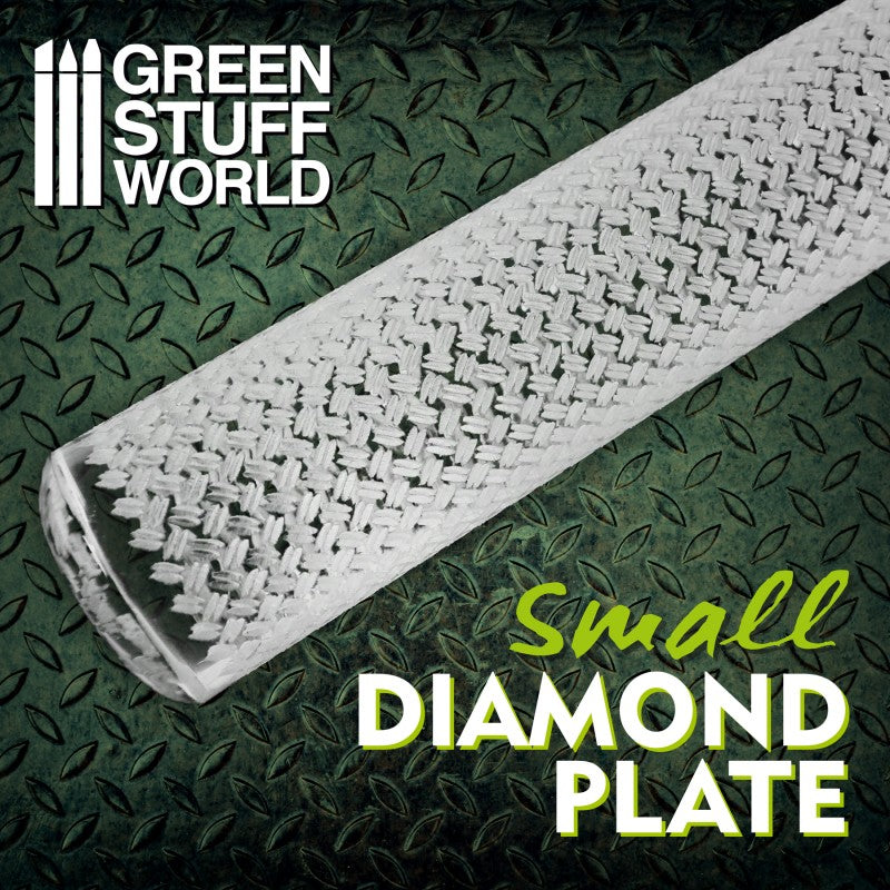 Green Stuff World Rolling Pin – Diamond Plate Small 2510