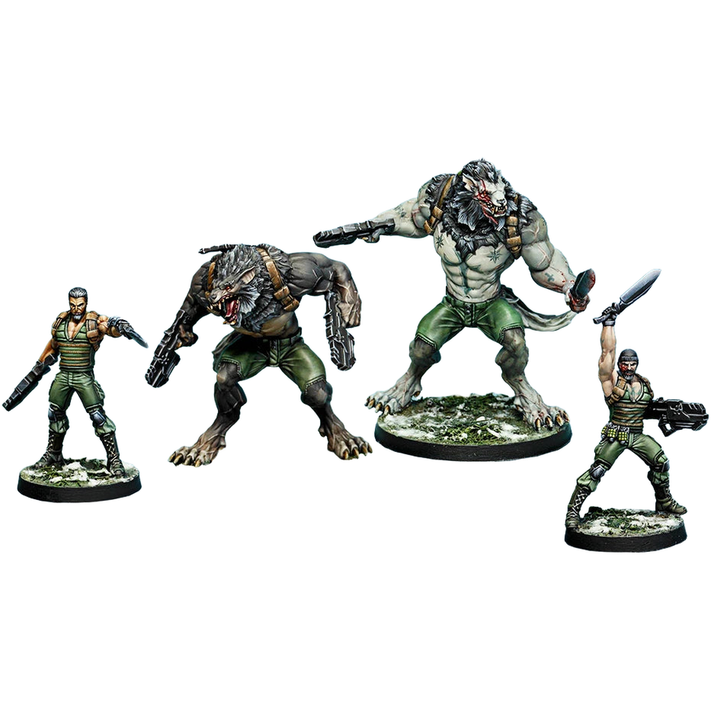 Ariadna: Dog-Warriors (Unpainted) (Assembled)