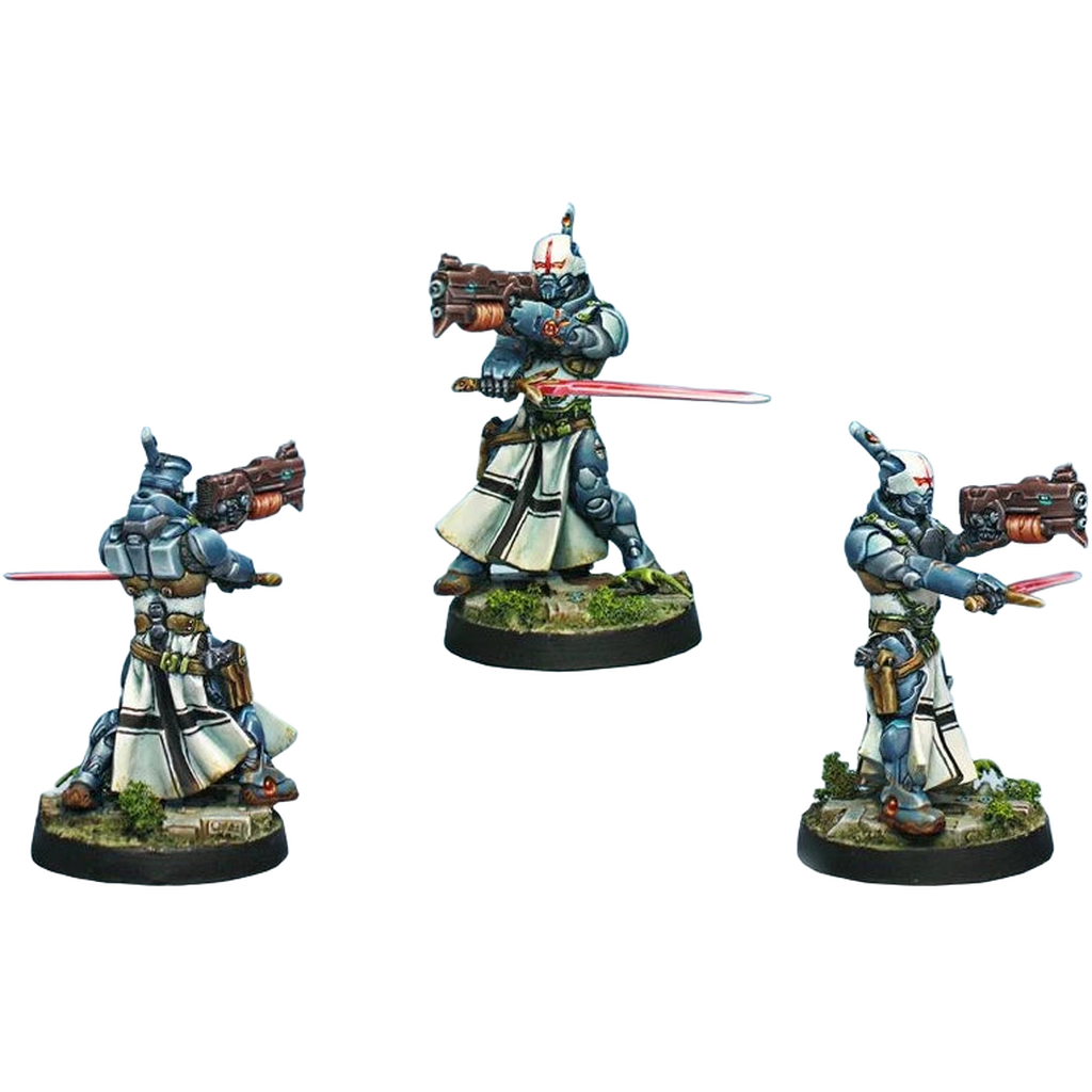 PanOceania: Teutonic Knights (Spitfire) (Custom Painted) (Assembled)