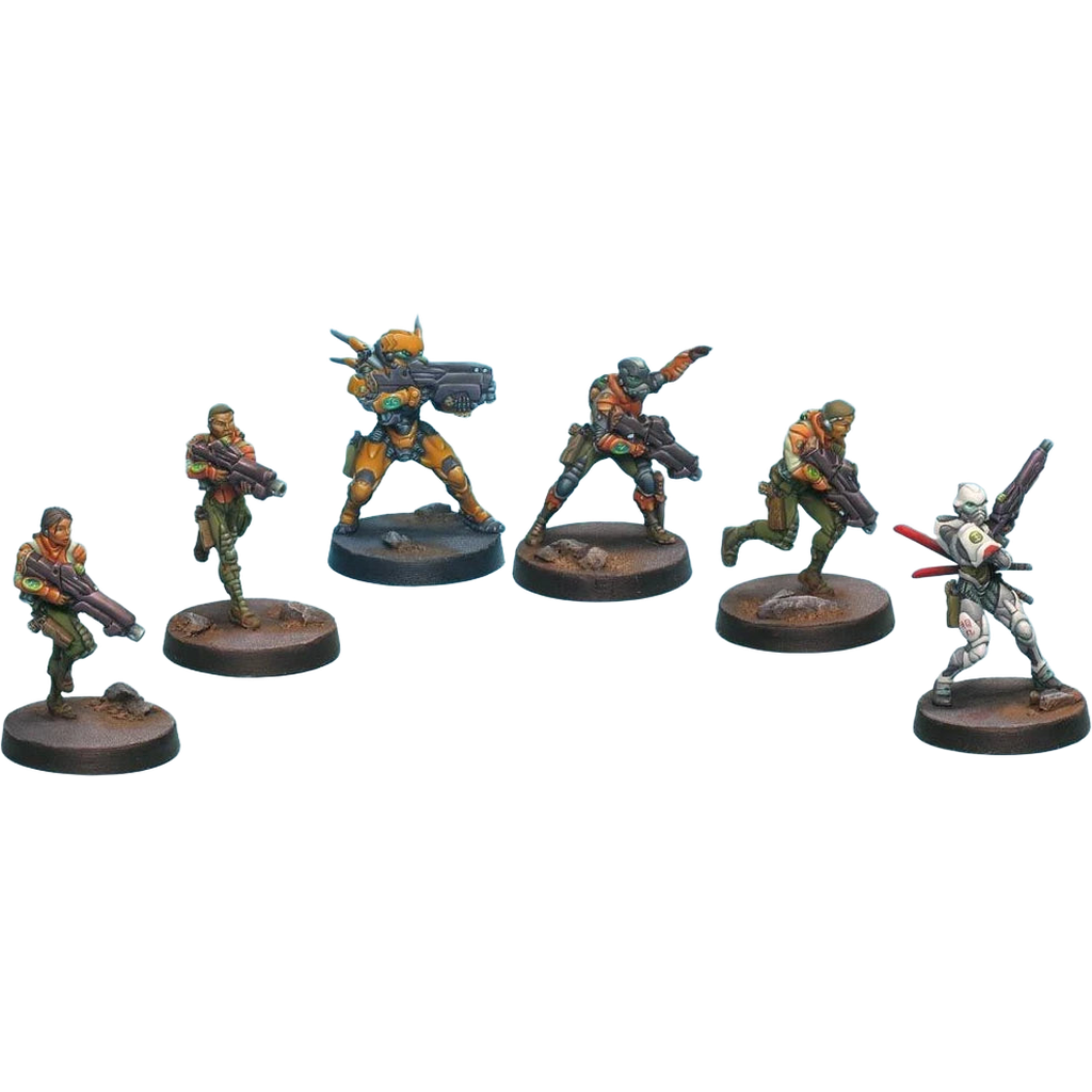 Yu Jing:Starter Pack (Revised) (6) (Custom Painted) (Assembled)