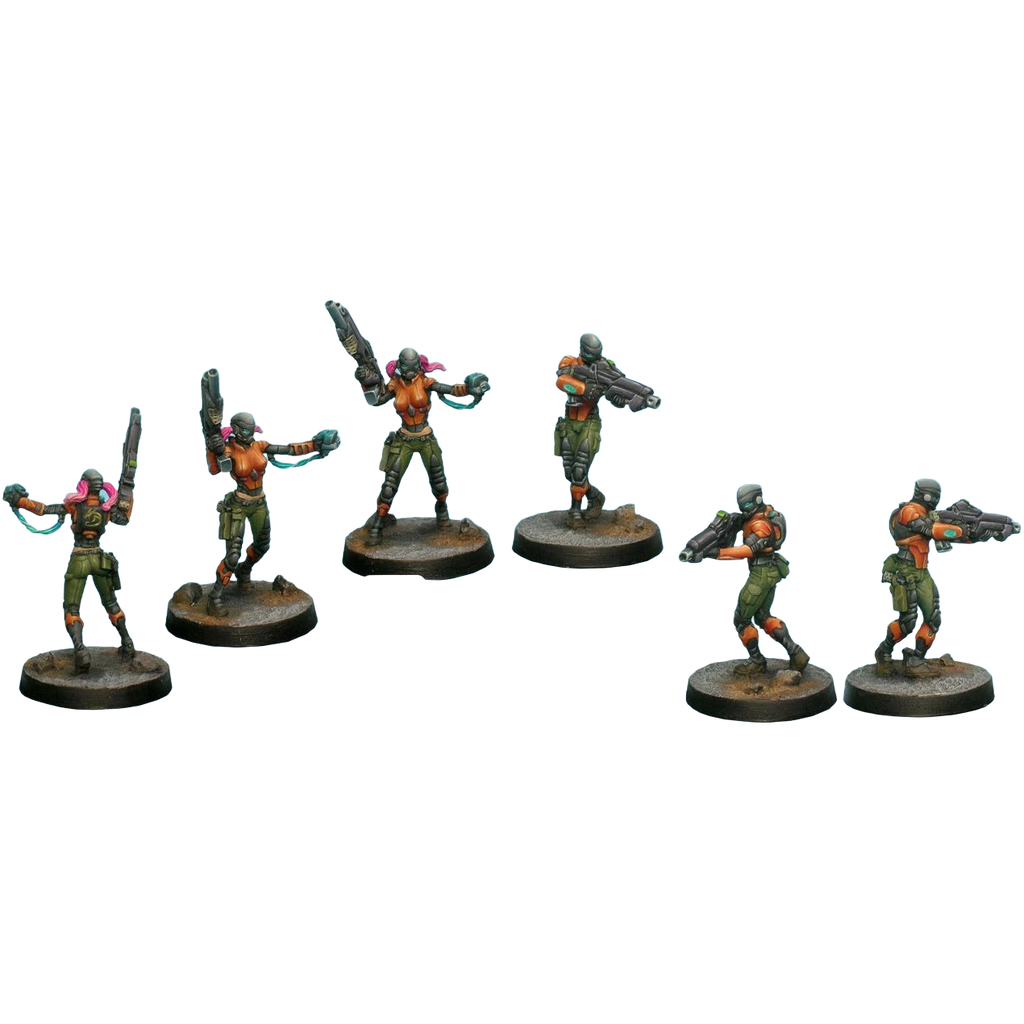 Yu Jing: Celestial Guard (Combi Rifle, Kuang Shi Control Device) (1) (Unpainted) (Assembled)