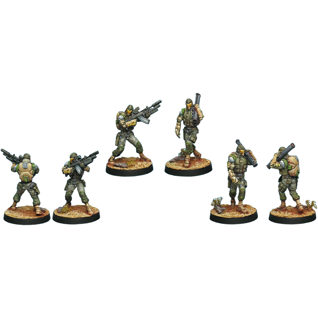Haqqislam: Hassassin Muyibs (Rifle + Light LG, D.E.P.) (2) (New in Box)