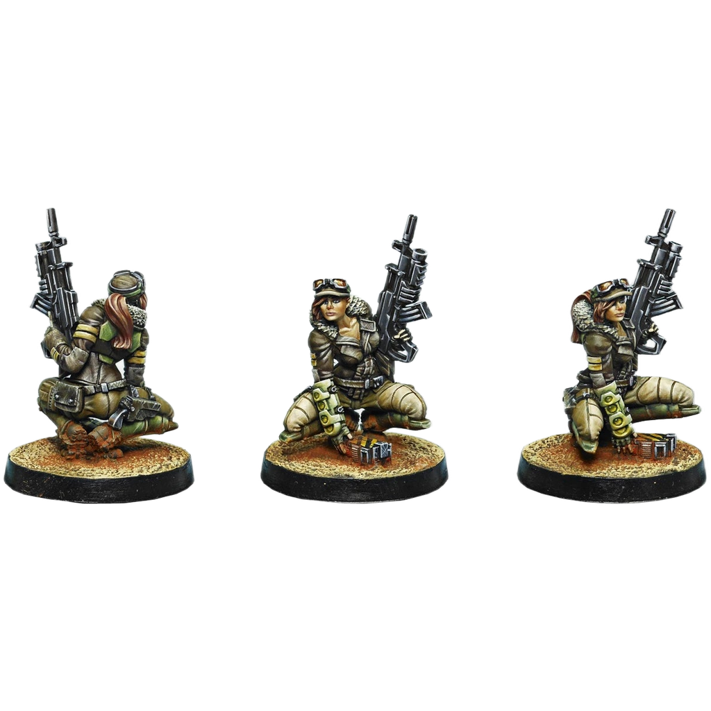 Haqqislam: Hunzakuts (Rifle + Light Grenade Launcher) (Unpainted) (Assembled)