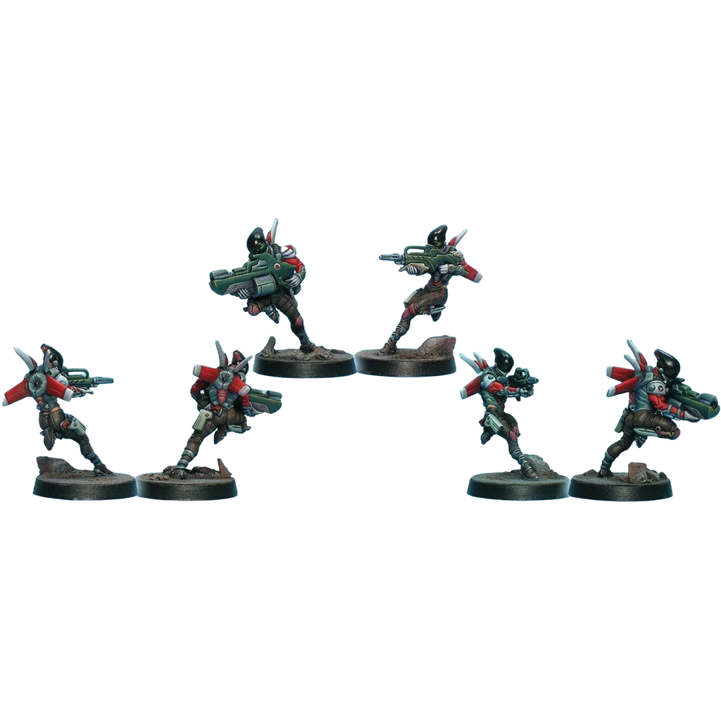 Nomads: Hellcats (Combi Rifle, ADHL) (Unpainted) (Assembled)