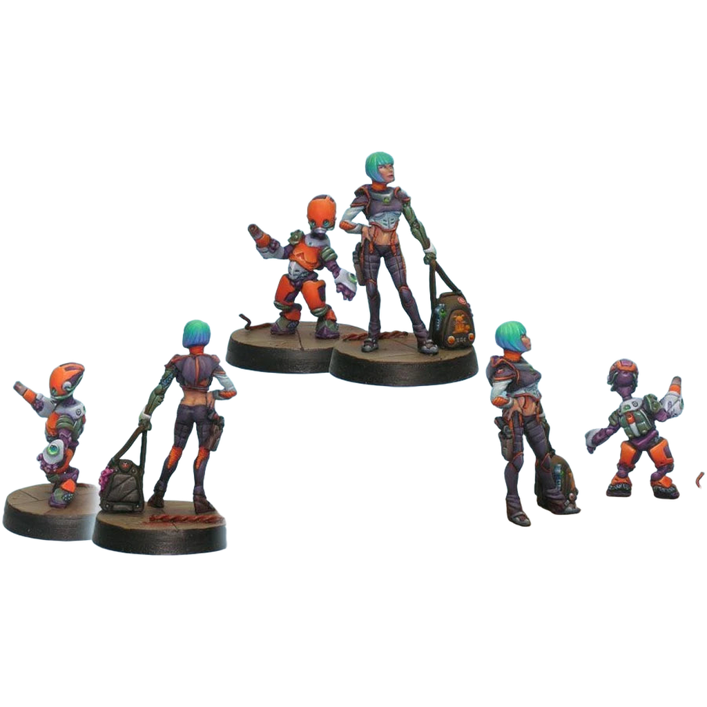 Nomads: Zoe & Pi-Well (Engineer & Remote) - Special Character (New in Box)