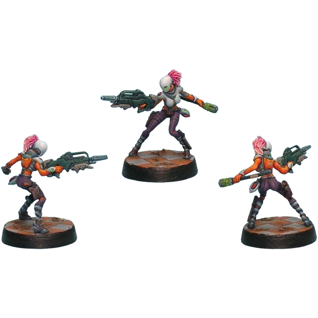 Nomads: Zero (Combi Rifle, E/Mauler) (Unpainted) (Assembled)