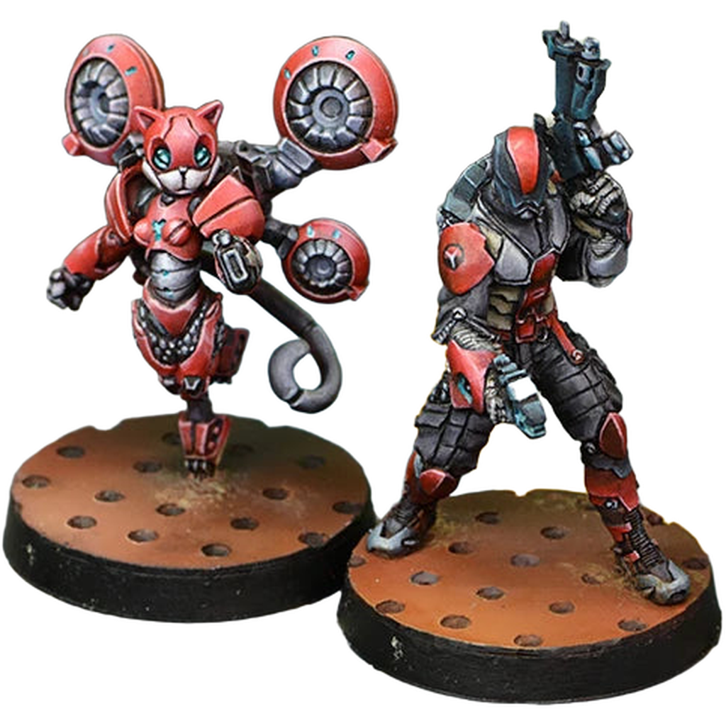 Nomads: Tomcats and Zondcat (doctor) (Custom Painted) (Assembled)